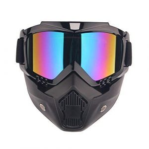 Detachable Goggles Nose Face Mask Multi-color Glass