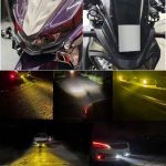 Dual Color LED Fog Light For Bike