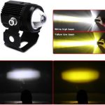 Dual Color LED Fog Light For Bike